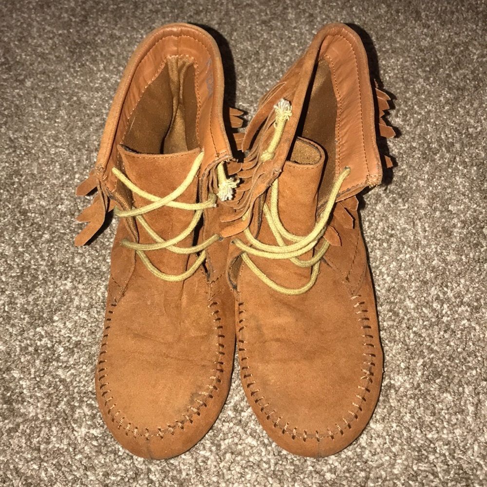 Fringes boots